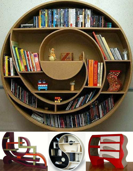 \"round-strange-bookcase-designs\"